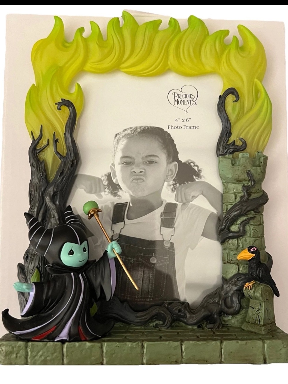 Incredibly Fabulous Disney Maleficenf Precious Moments 4x6 Photo Frame